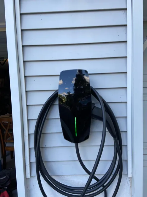 EV charger installations — Siding installation