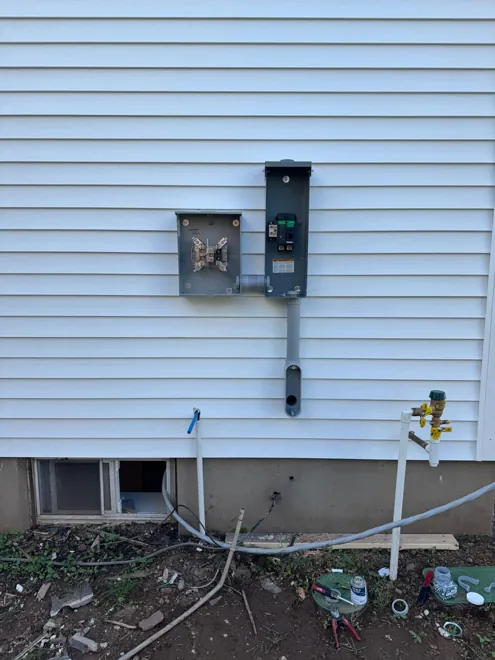 Exterior service equipment — Equipment installation