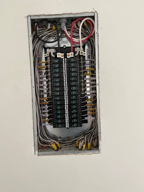 Panels & wiring portfolio — Panel installation