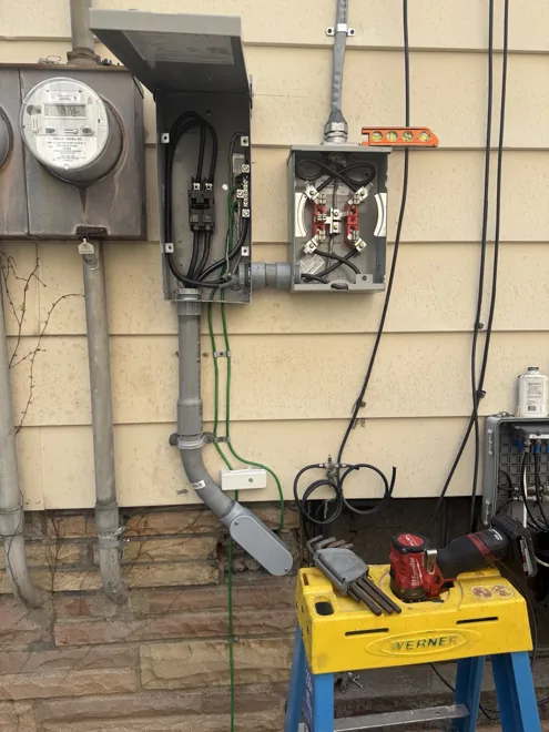 Meter & exterior service upgrade — Installation overview