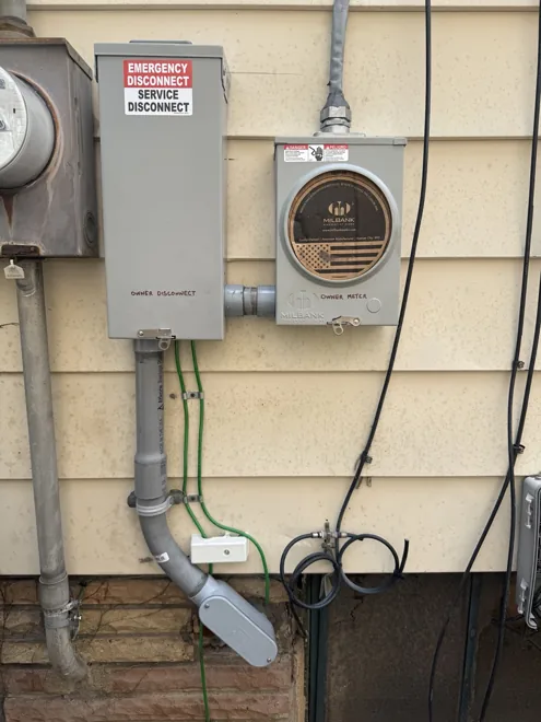 Meter & exterior service upgrade