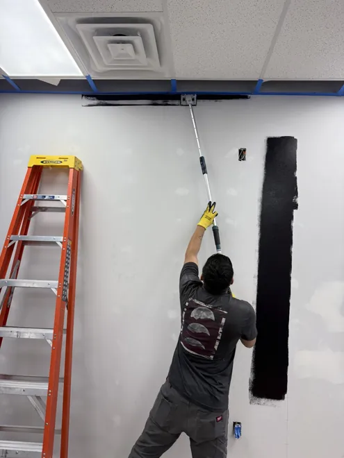 Retail renovation · Harrison — Painting