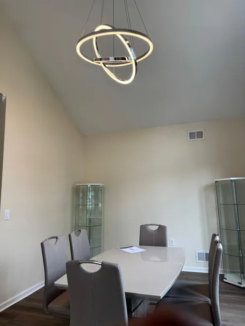 Interior lighting portfolio — Modern ring pendant