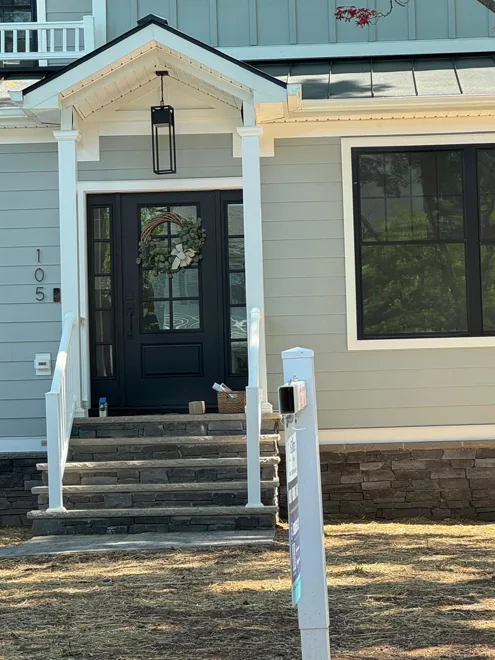 Exterior lighting & entry details
